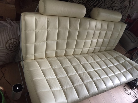 Image 1 of Leolux volare 2-seater sofa cream white / cream