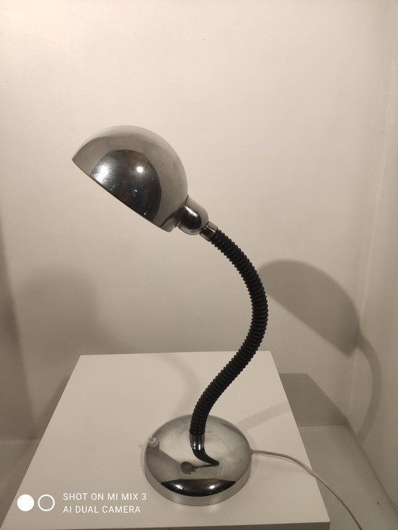 Image 1 of Vintage chrome table lamp