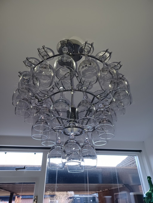 2 x Leitmotiv wine glass chandelier