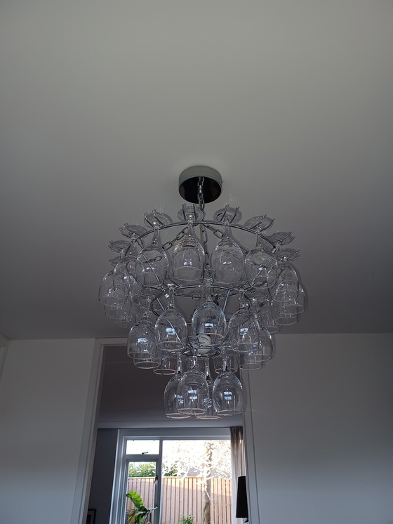 Image 1 of 2 x Leitmotiv wine glass chandelier