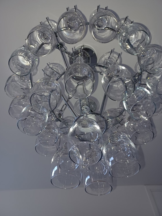 Image 1 of 2 x Leitmotiv wine glass chandelier