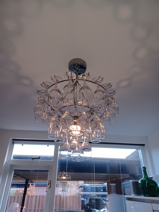 2 x Leitmotiv wine glass chandelier