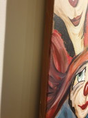 Caroline Van Tricht Rode neuzen schilderij