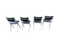 4x Wim Rietveld Pyramid chair for Ahrend de circle