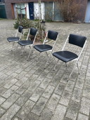 4x Wim Rietveld Pyramid chair for Ahrend de circle