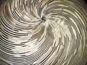 Lampada da soffitto vintage a spirale bianca