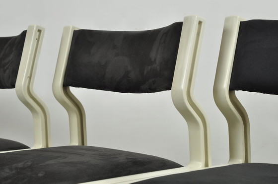 Image 1 of 4x Pastoe Pierre Mennen dining table chairs