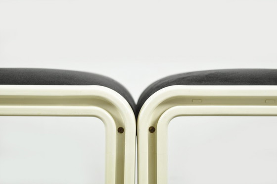 Image 1 of 4x Pastoe Pierre Mennen dining table chairs