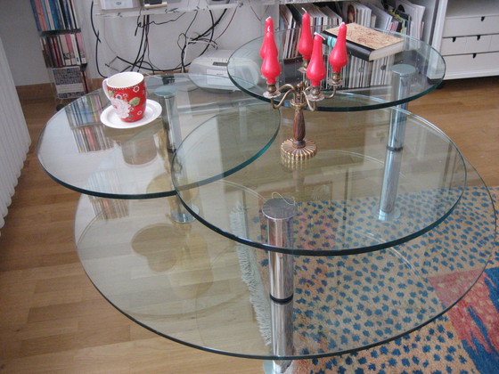 Image 1 of Ronald Schmitt Glass coffee table