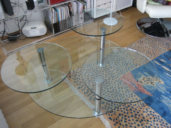 Image 1 of Ronald Schmitt Glass coffee table