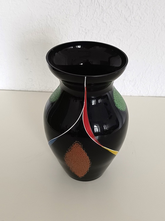 Image 1 of VEB glass art Arnstadt vase