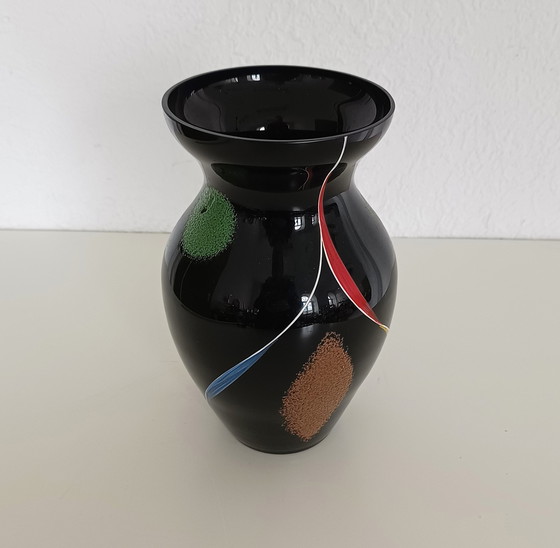 Image 1 of VEB glass art Arnstadt vase