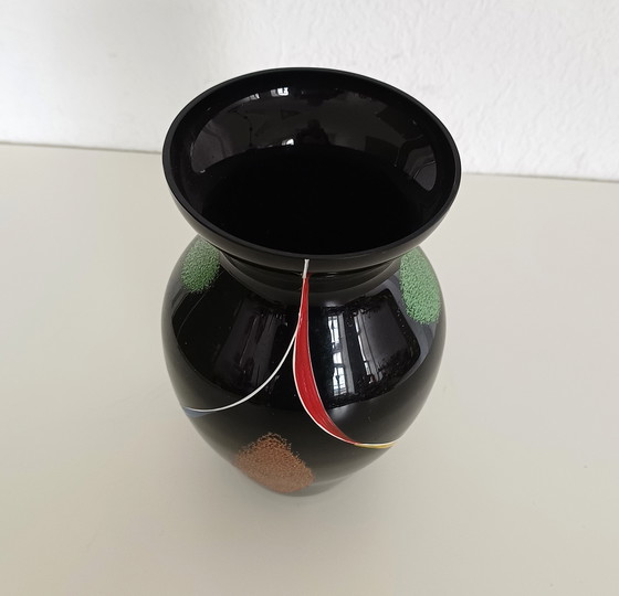 Image 1 of VEB glass art vase Arnstadt