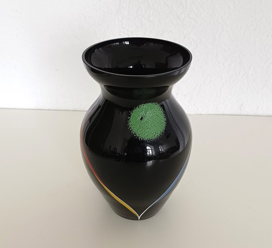 Image 1 of VEB glass art vase Arnstadt