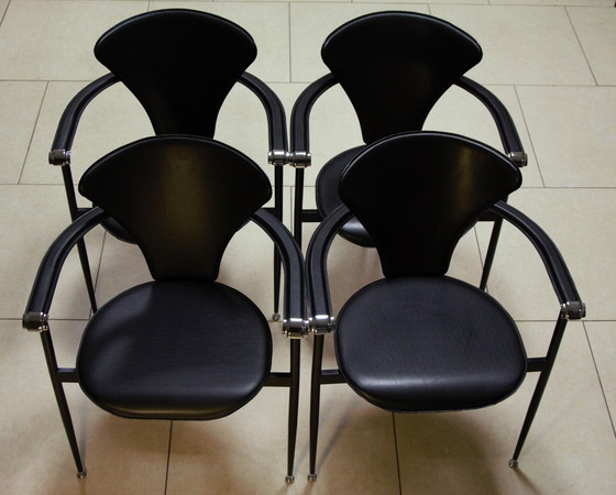 Image 1 of 4x Arrben Stiletto chair