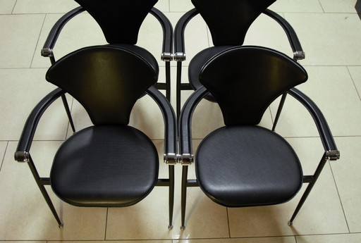 4x Arrben Stiletto chair