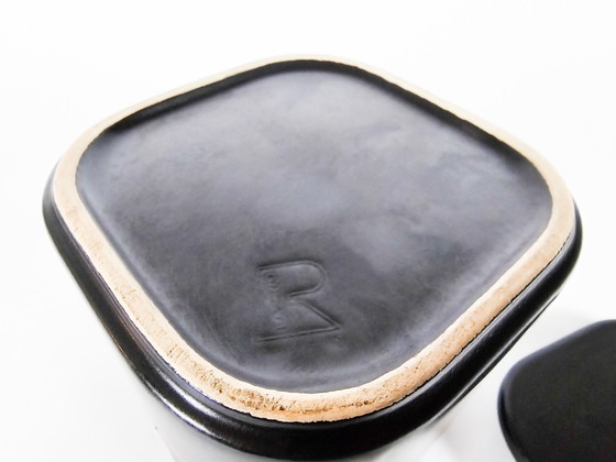 Image 1 of Laveno Ravelli - Makio Hasuike - Italy - Design minimalist teapot in matte black - 1975