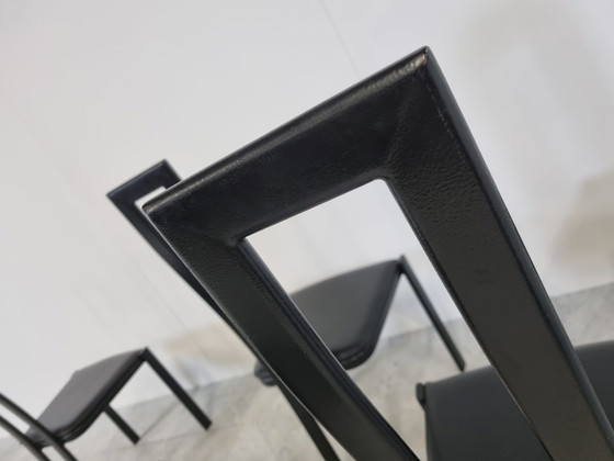 Image 1 of 6x Vintage postmodern dining chairs, 1980s