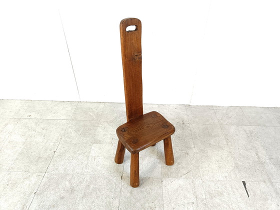 Image 1 of Vintage brutalist side chair
