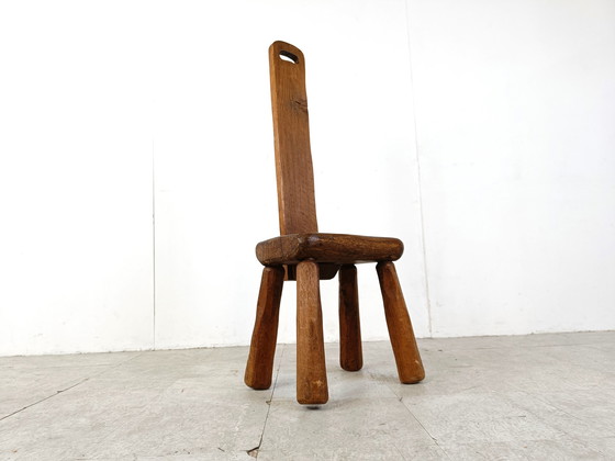 Image 1 of Vintage brutalist side chair