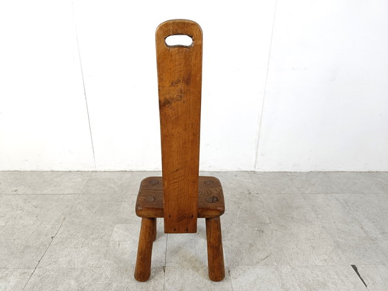 Image 1 of Vintage brutalist side chair