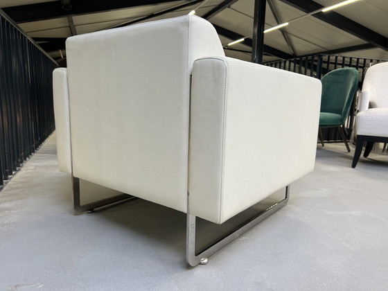 Image 1 of Artifort Mare armchair white leather