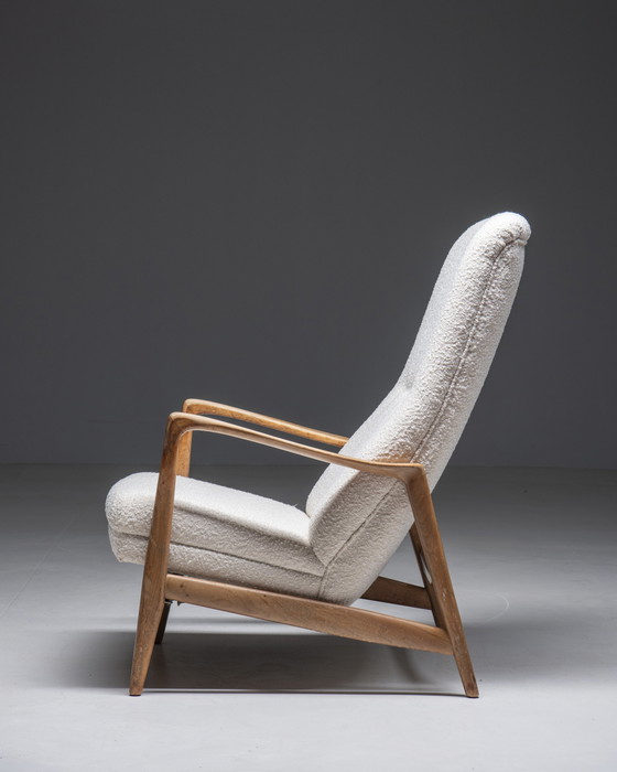 Image 1 of 'Model 829' Reclining Easy chair, Gio Ponti for Cassina, Italy, 1950s