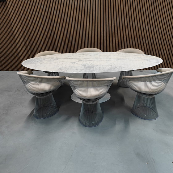 Image 1 of Knoll Saarinen Table Calacatta Gold