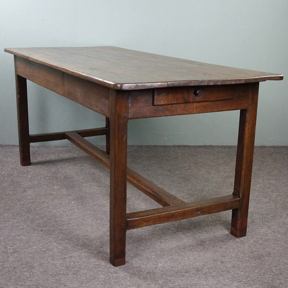 Image 1 of French dining table made of oak