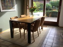 Arco design graphic dining table