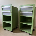 2x K&M Hagberg NERO trolley cabinets