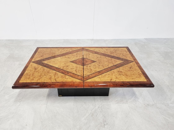 Image 1 of Vintage hidden bar coffee table by Eric Maville, 1970s
