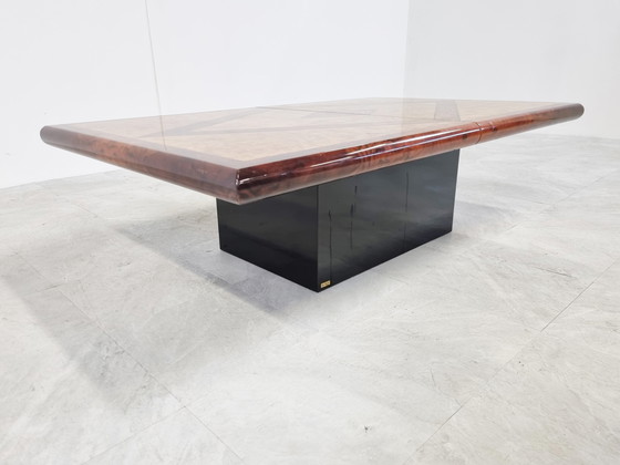 Image 1 of Vintage hidden bar coffee table by Eric Maville, 1970s