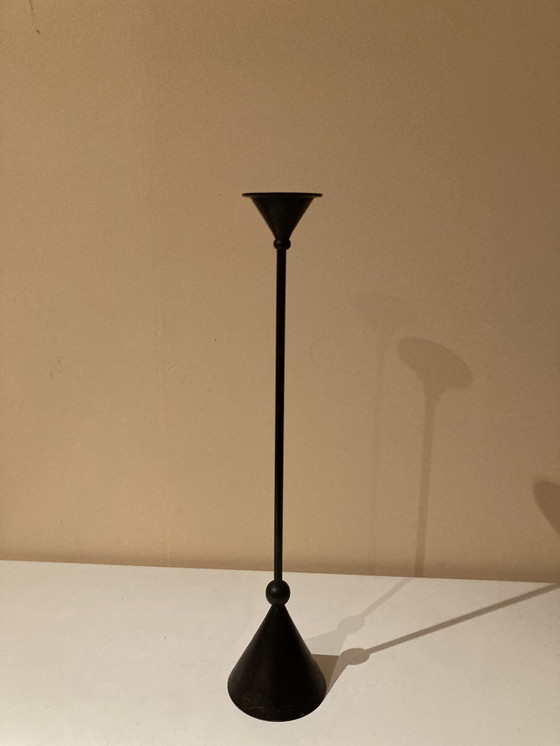 Image 1 of Candeliere vintage in bronzo Memphis Milano