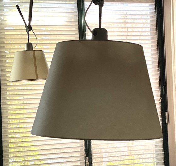 Image 1 of 2x Artemide Tolomeo Sospensione decentrata lamp