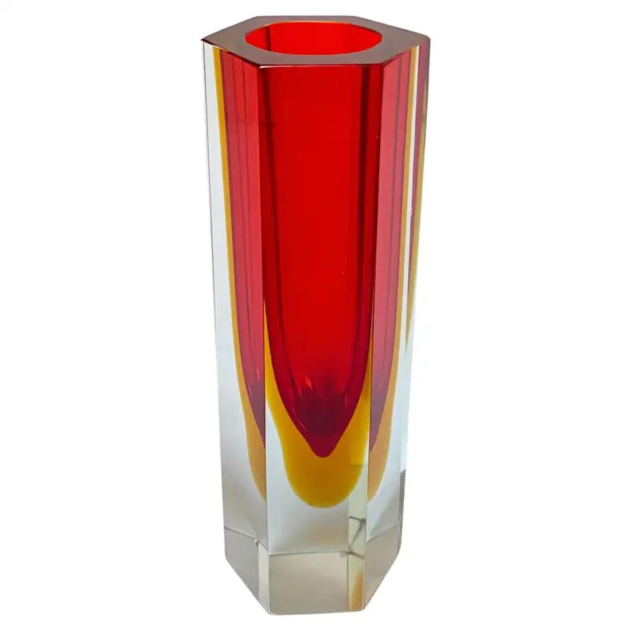 Vintage vaas "Sommerso" Murano-glas