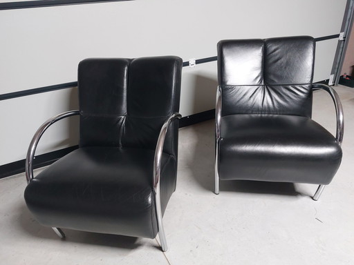 2x Italian design armchair