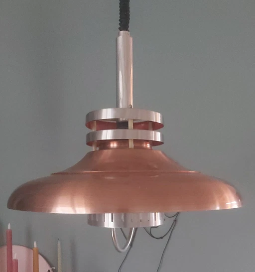 Vintage hanging lamp space age