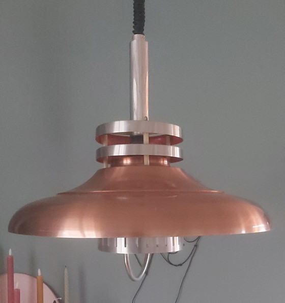 Image 1 of Vintage hanging lamp space age