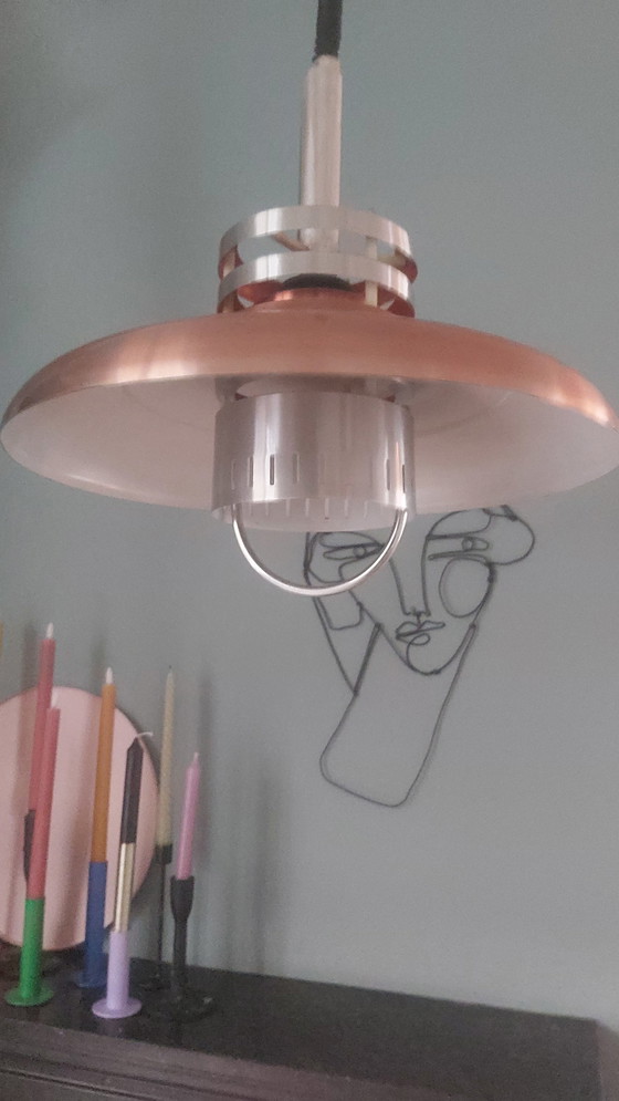 Image 1 of Vintage hanging lamp space age