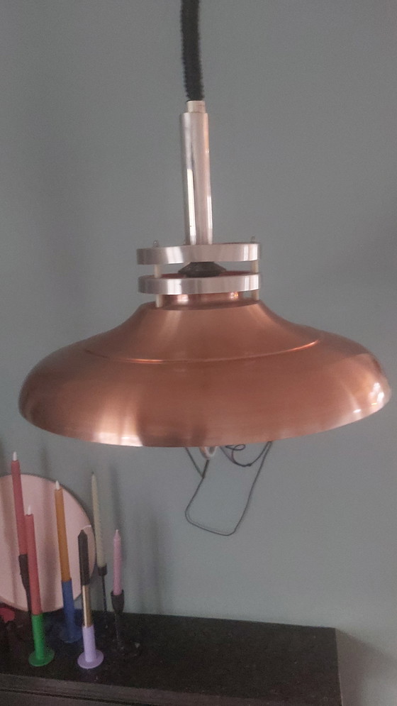 Image 1 of Vintage hanging lamp space age