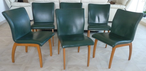 6x Leolux dining room chair