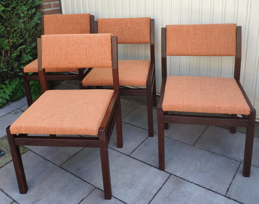 4x Pastoe SA07 dining room chairs