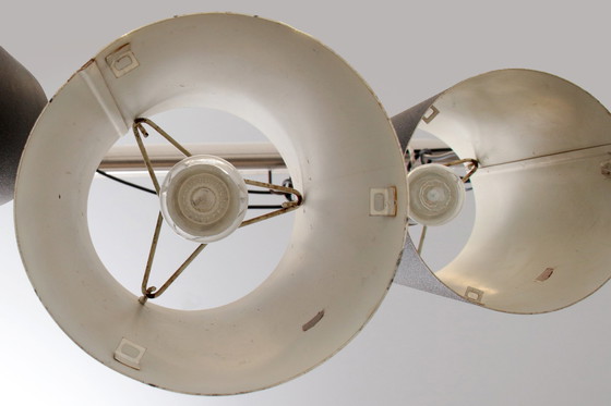 Image 1 of Philips Set of 4 hanging lamps Model Nt 48 design by Argenta, 1960