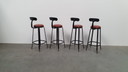 4x Chaise Nicolle tabouret de bar industriel