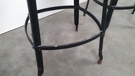 Image 1 of 4x Chaise Nicolle tabouret de bar industriel