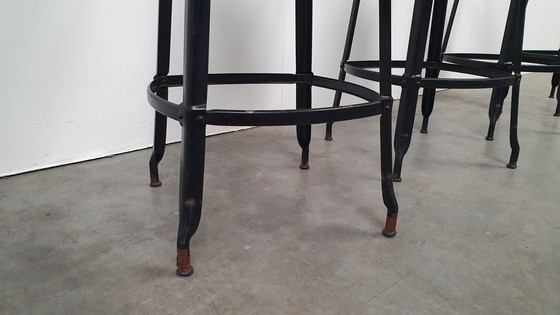 Image 1 of 4x Chaise Nicolle tabouret de bar industriel