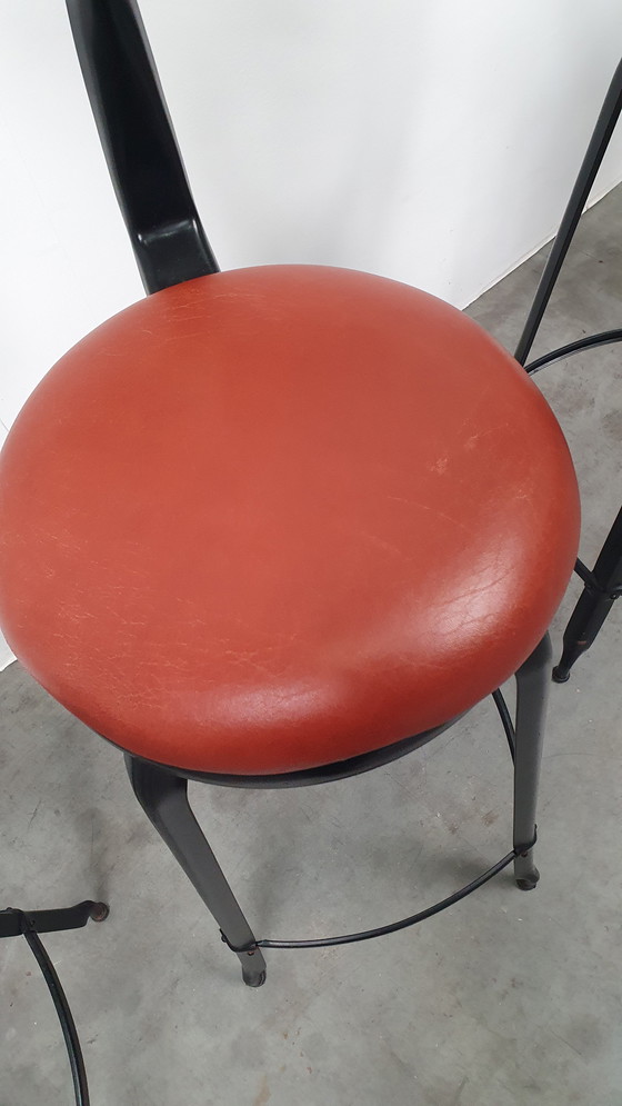 Image 1 of 4x Chaise Nicolle tabouret de bar industriel