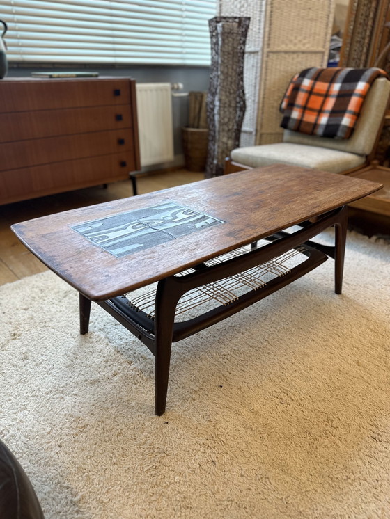 Image 1 of Table basse vintage Louis van Teeffelen