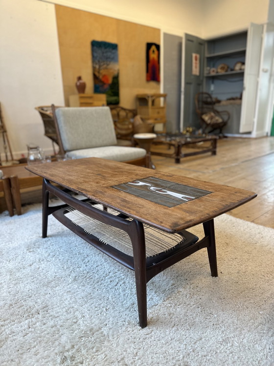 Image 1 of Table basse vintage Louis van Teeffelen